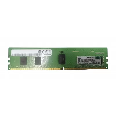 HPE 8GB PC4-21300 DDR4-2666MHz ECC Unbuffered CL19 288-Pin DIMM 1.2V Single Rank Memory Module Part# 840755-091