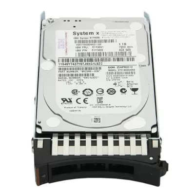 IBM 1TB 7200 RPM 6Gbps 2.5 Inch SAS Hard Disk Drive ST91000640SS 9RZ268-039