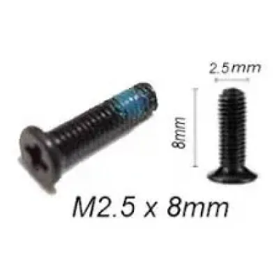 Laptop M2.5X8 Width 2.5MM Height 8MM Screw - 50 Pieces