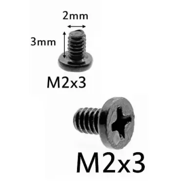 Laptop M2x3 Width 2MM Height 3MM Screw - 100 Pieces