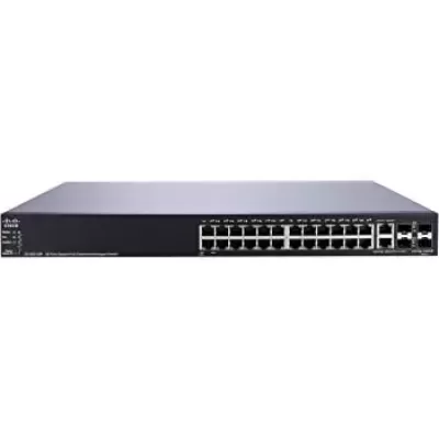 Cisco SG500-28P 28-port Gigabit PoE Stackable Managed Switch