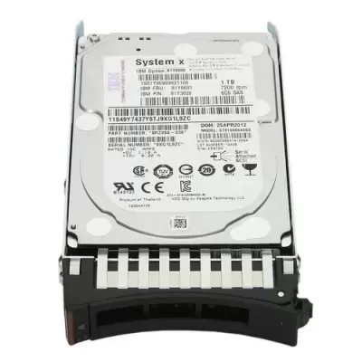 IBM 1TB 7.2K RPM 6Gbps 2.5 Inch SAS Hard Disk Drive 81Y9690 81Y9691 81Y3820 49Y7437 ST91000640SS