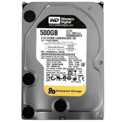 HP 500GB 7.2K 3Gbps 3.5 Inch SATA Hard Disk WD5002ABYS 484429-002 397377-014 459319-001