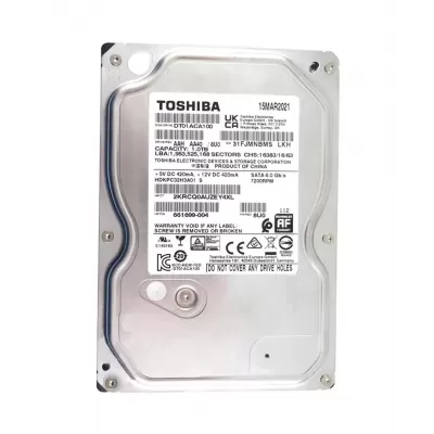 Toshiba 1TB 7.2K RPM 6GBPS Desktop Sata Hard Disk 661699-004