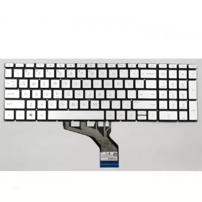 Silver Backlit Keyboard For HP 15-DA 15-DB 15-DF 15-DX 15G-DR 15-CR 15s-du 15s-fq 15s-eq 15-CS 255 G7 original