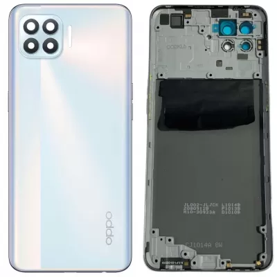 Replacement Back Housing for Oppo F17 Pro - Metallic White