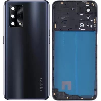 Replacement Back Housing for Oppo F19 - Prism Black