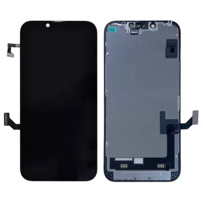 LCD with Touch Screen for Apple iPhone 14 - Black (Display Glass Combo Folder)