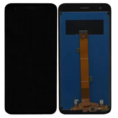 LCD with Touch Screen for Itel A27 - Black (Display Glass Combo Folder)