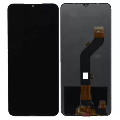 LCD with Touch Screen for Itel A58 - Black (Display Glass Combo Folder)