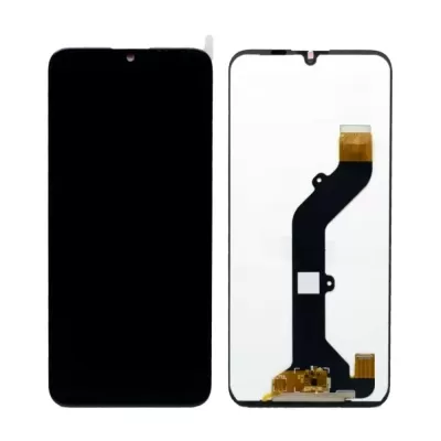 LCD with Touch Screen for Itel Vision 1 Plus - Black (Display Glass Combo Folder)