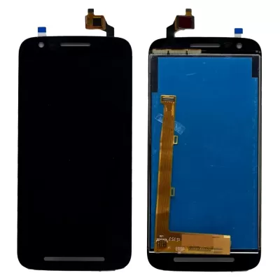 LCD with Touch Screen for Motorola Moto E3 - Black (Display Glass Combo Folder)