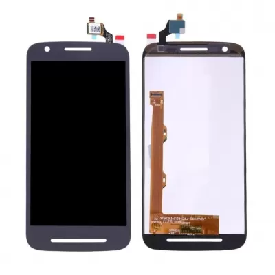 LCD with Touch Screen for Motorola Moto E3 Power - Black (Display Glass Combo Folder)