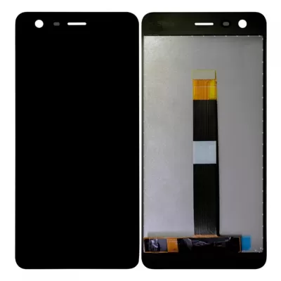 LCD with Touch Screen for Nokia 2 - Black ( Display Glass Combo Folder)