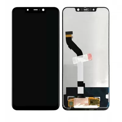 LCD with Touch Screen for Poco F1 - Black (Display Glass Combo Folder)