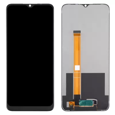 LCD with Touch Screen for Realme C25Y - Black (Display Glass Combo Folder)