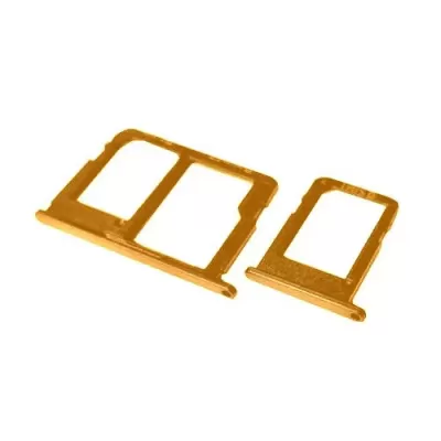 Samsung Galaxy J7 Prime SIM Card Holder Tray - Gold