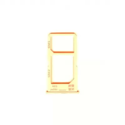 Vivo Y55L SIM Card Holder Tray - Gold