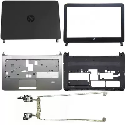 HP ProBook 430 G2 LCD Top Cover Bezel Hinges with Touchpad Palmrest and Bottom Base Full laptop Body Assembly