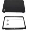 HP Pavilion G6-1200tx LCD Top Cover Bezel with Hinges and Cap ABH