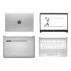 HP 14S-CR 14S-CF 14-CF 14-DK 14S Cr1005TU LCD Top Cover Bezel Hinges with Touchpad Palmrest and Bottom Base Full Body