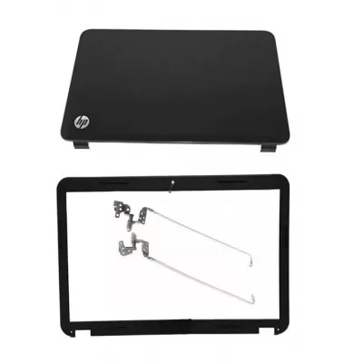 HP Pavilion G6-1001TU LCD Top Cover Bezel with Hinges and Cap ABH