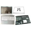 Sony SVE14AJ16L LCD Top cover Bezel Hinges with Touchpad Palmrest and Bottom Base