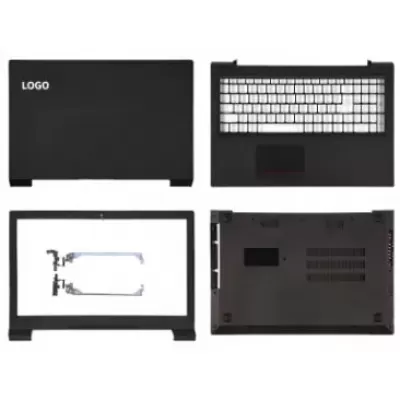 Lenovo V110-15 V110-15ISK Series LCD Top Cover Bezel Hinges with Touchpad Palmrest and Bottom Base Body Assembly