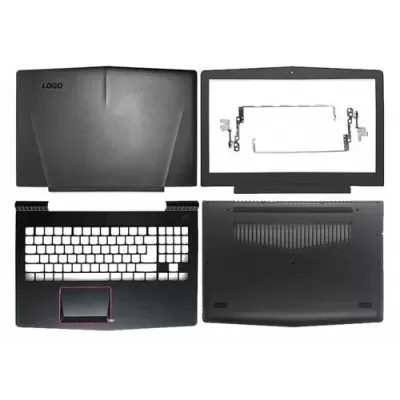 Lenovo Legion Y520-15IKBN LCD Top Cover Bezel Hinges with Touchpad Palmrest and Bottom Base Body Assembly