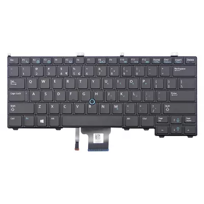 Laptop Comaptible Keyboard for Dell Latitude 12 7000 US Layout Black Color
