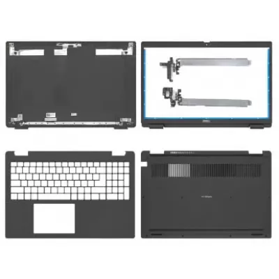 Dell Latitude 3520 E3520 LCD Top Cover Bezel Hinges with Palmrest and Bottom Base Full Body Assembly