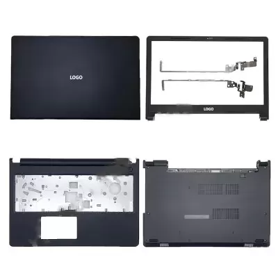 Dell Inspiron 3567 3568 3562 LCD Top Cover Bezel Hinges with Palmrest and Bottom Base Body Assembly