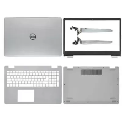 Dell Inspiron 15 5000 5593 LCD Top Cover Bezel Hinges with Palmrest and Bottom Base Full Body Assembly