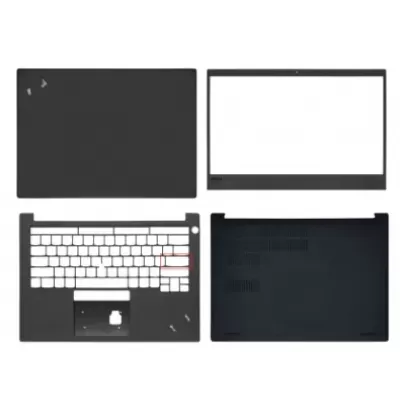 Lenovo ThinkPad E14 Gen 1 LCD Top Cover Bezel with Palmrest and Bottom Base Body Assembly