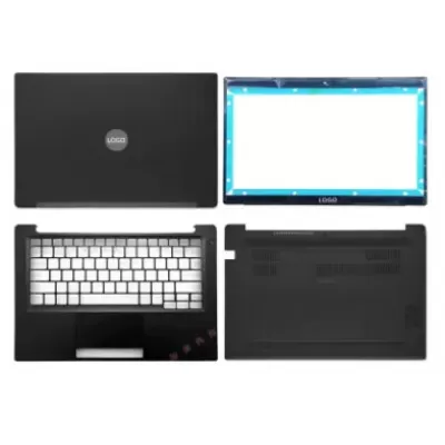 Dell Latitude E7380 E7390 LCD Top Cover Bezel with Touchpad Palmrest and Bottom Base Body Assembly