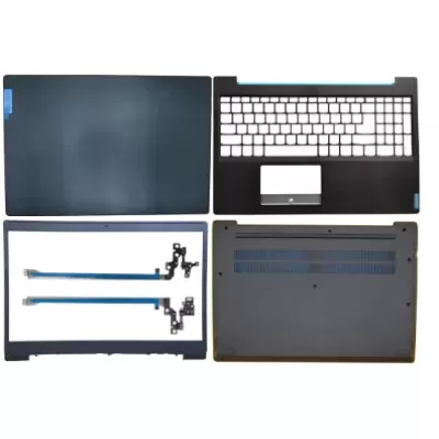 Lenovo Ideapad L340-15IRH LCD Top Cover Bezel Hinges with Palmrest and Bottom Base Body Assembly