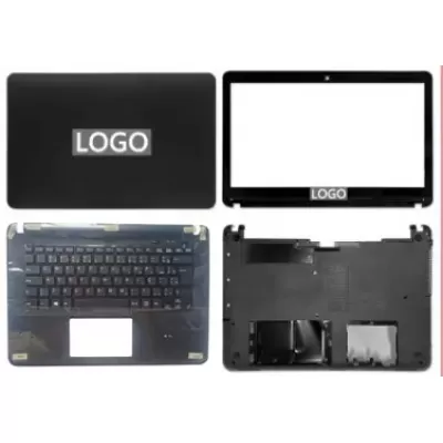 Sony Vaio SVF14 SVF141 SVF142 SVF143 SVF144 LCD Top Cover Bezel with Palmrest Keyboard and Bottom Base Body Assembly