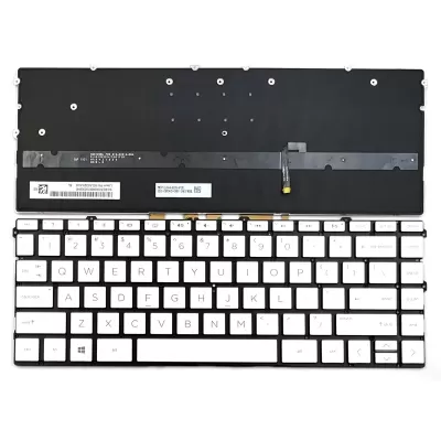 HP Spectre X360 13-ap 13-apx000 Backlit Keyboard Silver