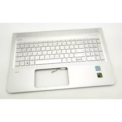HP Envy 15-AE 15T-AE M6-AE Laptop Palmrest With Keyboard Silver