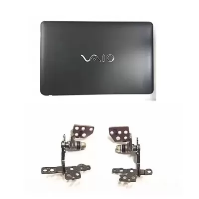 Sony Vaio SVF152A1WW Top Cover Bezel with Hinges Black AH