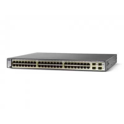 Cisco Catalyst 3750 WS-C3750G-48PS-S 48ports 10/100/1000T PoE + 4 SFP + IPB Managed Switch