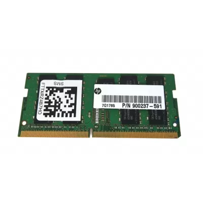 HP 16GB PC4-19200 DDR4-2400MHz ECC Unbuffered CL17 260-Pin SoDimm Memory Module Part# 900237-591