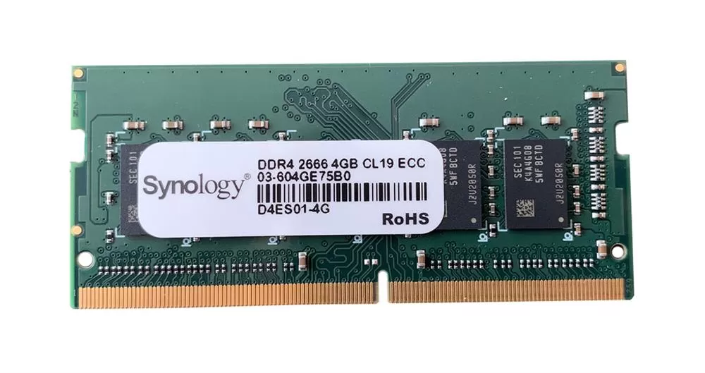 Synology 4GB DDR4 3200 ECC SODIMM Server Ram D4ES02-4G