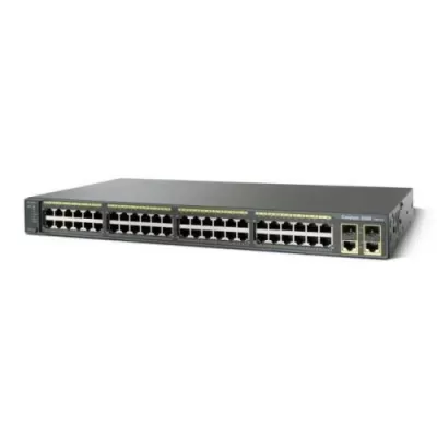 Cisco Catalyst Switch 2960-48TC-L Layer 2 - 48 x 10/100 Ports - 2 x T/SFP - Managed