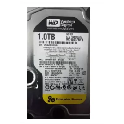 Western Digtal RE4 1 TB Desktop, Surveillance Systems, Network Attached Storage, Servers, All in One PC's Internal Hard Disk Drive (HDD) (WD1003fbyx1) (Interface: SATA, Form Factor: 3.5 inch)