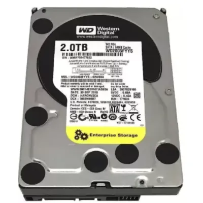 Western Digtal RE4 2 TB Desktop, Surveillance Systems, Network Attached Storage, Servers, All in One PC's Internal Hard Disk Drive (HDD) (WD2001FYYG) (Interface: SAS, Form Factor: 3.5 inch)