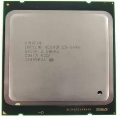 Intel® Xeon® Processor E5-2640 (15M Cache, 2.50 GHz, 7.20 GT/s 