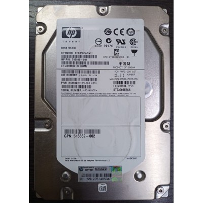 HP 300GB 15K RPM SAS 3.5 Inch Hard Disk 516810-001