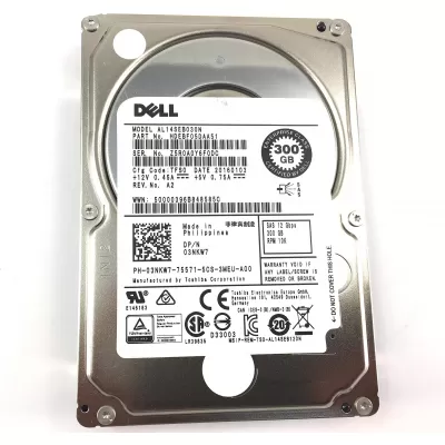 Dell 300GB 10K 12Gbps SAS 2.5 Inch Hard Disk 03NKW7 HDEBF05DAA51