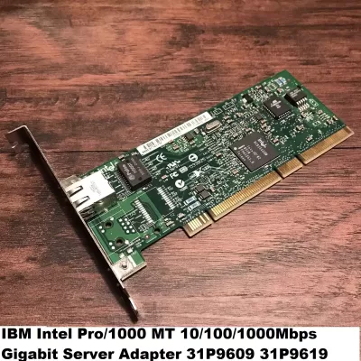 IBM Intel Pro/1000 MT 10/100/1000Mbps Gigabit Server Adapter 31P9609 31P9619